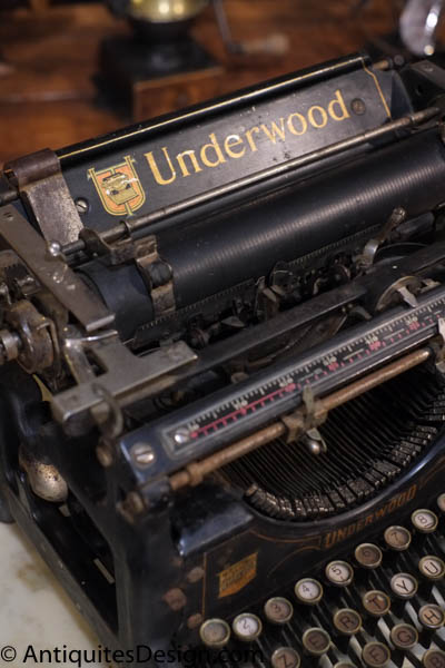 machine a ecrire ancienne 1900 underwood